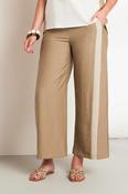 ORA ORS26139 Soft Crinkle Trouser With Contrast Panel And Waist image