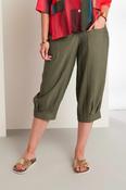 ORA ORS26126 Baloon Shape Pleated Cuff Trouser With Pockets image