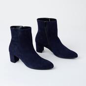 Gabor Navy Suede Leather Ankle Boots