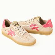 Another Trend Beige Suede Leather Trainers