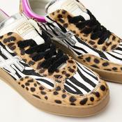 Another Trend Multi Print Suede Leather Trainers image