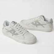 Ash White Leather Trainers image