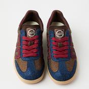 Back 70 Blue, Bronze &amp; Wine Sparkly Trainers image