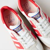 Back 70 Ivory Red Trainers