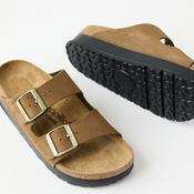 Birkenstock Arizona Suede Leather Platform Sandals image
