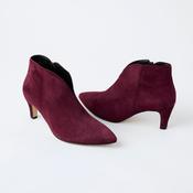 Gabor Wine Suede Leather Ankle Boots image