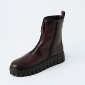 Gabor Wine Leather Ankle Boots image
