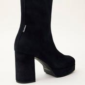 Marco Moreo Navy Suede Leather Over Ankle Boots image