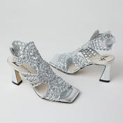 Marian Silver Leather Sandals image