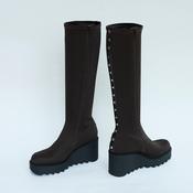 Marco Moreo Knee High Brown Stretch Boots image