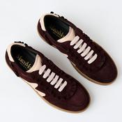 Marco Moreo Burgundy Suede Leather Trainers image