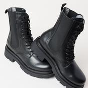 NeroGiardini Black Leather Ankle Boots