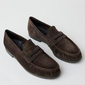 Paul Green Brown Suede Leather Moccasins image