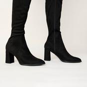 Wonders Black Stretch Suede Knee High Boots image
