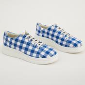 Camper Blue Gingham Trainers image