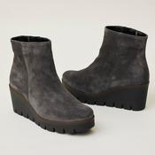 Gabor Grey Suede Ankle Boots