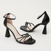 Lodi Black Leather Sandals