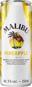 Malibu &amp; Sparkling Pineapple Pre-Mixed 25cl Can