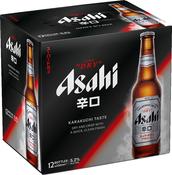 Asahi Super Dry 12 Pack (33cl Bottles)
