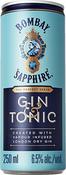 Bombay Sapphire Gin &amp; Tonic Pre-Mixed  25cl Can