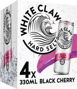 White Claw Hard Seltzer Black Cherry 4 Pack (33cl Cans)