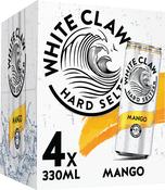 White Claw Hard Seltzer Mango 4 Pack (33cl Cans)