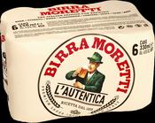 Birra Moretti 6 Pack (33cl Cans)