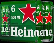Heineken 6 Pack (50cl Cans)