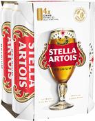 Stella Artois 4 Pack (50cl Cans)