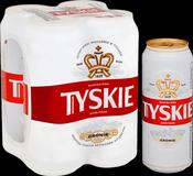 Tyskie 4 Pack (50cl Cans)