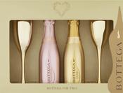 Bottega Duo Gold &amp; Rose Gold with 2 x Metallic Glasses Gift Set image