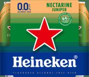 Heineken 0.0 Nectarine Juniper 4Pk 33cl Cans