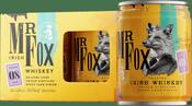 Mr Fox 8YO Stout Cask Finish Irish Whiskey 10cl Can 2 Pack