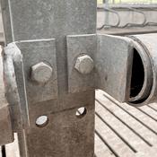 Cattle Straight Rail Barrier Spigots