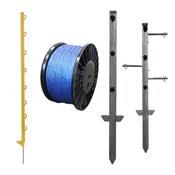 Rappa Three Line Lightweight Fence Kit - Super Conductive Polywire