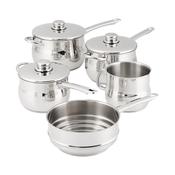 Stellar S1F5B Classic 5 Piece Deep Saucepan Set