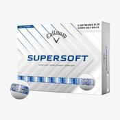 Callaway SuperSoft Distressed Blue Stripe Golf Balls image