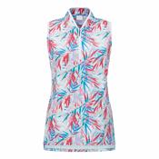 PING Penola Sleeveless Polo Shirt Tropic Retreat