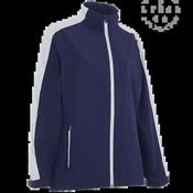 ProQuip Paige LADIES RAIN JACKET Navy/Silver image