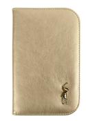 Surprizeshop Lady Golfer Metallic Scorecard Holder Gold