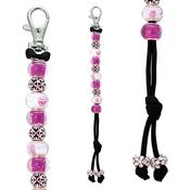 Surprizeshop Crystal Beaded Golf Score Counter Pink