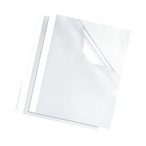 Fellowes Binding Covers A4 Clear PVC 240 Mikron 100 Units White