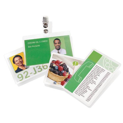 GBC Laminating Pouches 250 Micron for Badge Card [67x99mm] Ref