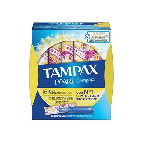 Tampax Pearl Compak Super Applicator Tampons x18 - Bodycare Online