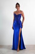 Dallas Luxe Embellished Gown | Royal Blue