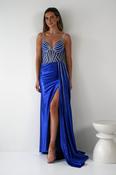 Leonardo Diamante Bodycon Gown | Royal Blue image