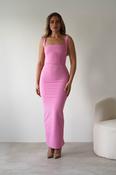 Brooke Square Neck Maxi Dress | Pink image