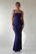 Monette Bodycon Maxi Gown | Navy image