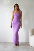 Brooke Square Neck Maxi Dress | Lilac image