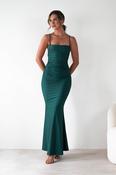 Monette Bodycon Maxi Gown | Emerald Green image